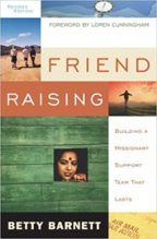 Book Cover, Friend Raising: Building a Missionary Support Team That Lasts.